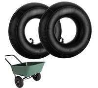 Cámara de aire para carretilla 4.10/3.50-4 Tubo para rueda Carretilla con vástago válvula TR-87 2 piezas cámara de aire para neumáticos para cortacésped Carretillas Manuales Cortacéspedes