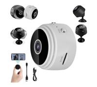 Cámara de alcance secreto, mini cámaras de seguridad magnéticas 2025, mini cámara de seguridad de alcance secreto, monitor sin cables con función de visión nocturna, cámara WiFi inalámbrica para