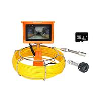 Cámara de alcantarillado, Cámara de video de inspección de tubería de alcantarillado de mano DVR Grabación de vídeo/WIFI Inalámbrico/Foto / 23mm HD 1080p Cámara / 30m / 5 pulgadas SCR,Para fontan