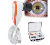 Cámara de análisis de iris, iscopio USB de 5.0 MP con lente 30X y software para iridología