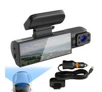 Cámara de aparcamiento de 360 ° con cámara frontal para camión, robusta cámara frontal de barra frontal | HD Night Vision, IP69 impermeable, monitoreo en real, sin deslumbramiento, fácil de montar