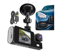 Cámara de aparcamiento para coche: sensor G de visión nocturna gran angular de 1080P, cámara de salpicadero de alta claridad, monitor de estacionamiento de gran angular, captura imágenes claras en