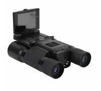 Cámara de Binoculares para Adultos, Pantalla UHD 2.4 Pulgadas 8X Zoom Digital 48mp Imágenes 2.5k Videos Cámara, 12x32 Binoculares Tipo C para Cazas de Observación de Aves Al