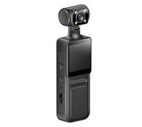 Cámara de bolsillo portátil 4K giratoria de 180 grados, grabadora de video digital, para ciclismo, deportes, cuerpo deportivo