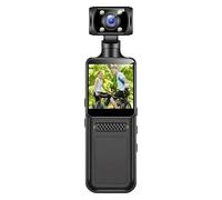 Cámara de Bolsillo portátil 8K HD con rotación 180°, visión Nocturna y función Deportiva for Exteriores(Camera)