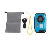 Cámara de Buceo 1080p 48MP Cámara submarina a Prueba de Agua con Pantalla de autococus de Color Reconocimiento para entusiastas del Buceo (Azul)