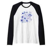 Cámara de café Sunday In Bloom Girasoles Camiseta Manga Raglan