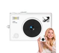 Cámara de cámara SLR Cámara digital 5K - Herramienta de fotos portátil, cámara vlogging | Dispositivo de viaje anti-Shake con una pantalla IPS de 2.8 pulgadas, accesorios de fotografía profesional par