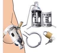 Cámara De Castidad Con Púas Master Series