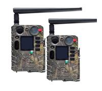 Cámara de caza 4G inalámbrica 37MP 4K, invisible de 940 nm (sin brillo), alcance de 30 metros (100 unidades), impermeable IP66 - Envío de fotografía/vídeo al teléfono, ideal para caza y seguridad
