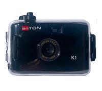 Cámara de cine anTON K1 con carcasa subacuática, negra