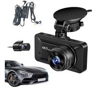 Cámara De Coche | 4K Visión Nocturna Inalámbrica Grabadora De Aparcamiento,Cámara De Visión Nocturna 360 Grados Delantera y Trasera | Para Vehículos Y Camiones Seguridad Conducción