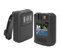 Cámara de Cuerpo HD, Cámaras Portátiles 2K Ultra HD con Visión Nocturna, Cámara de Cuerpo de Policía con Pantalla de 2.0 Pulgadas, Grabación de 10H, IP65 a Prueba de Agua,