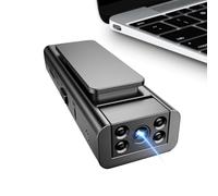 Cámara de cuerpo pequeño - Grabadora de audio de video HD, cámara de seguridad portátil con clip | Dispositivo de monitoreo portátil para esquí de pecho senderismo ciclismo legislación patrulla