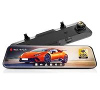 Cámara de dashcam Cámara De Salpicadero con Visión Trasera, Pantalla IPS 12", WDR, 170° Campo (FOV), GPS, Grabadora Vídeo para Coche, DVR para Dashcam Doble cámara(No Hardwired Kit 1)