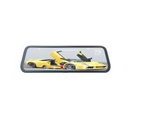 Cámara de dashcam Grabador De Vídeo para Espejo Retrovisor 10 Pulgadas, 4K, para Coche, con WiFi, GPS, Cámara Trasera 1080P, Aparcamiento 24 Horas Dash Camera para Coches(A37P-6M RC-Kit,128GB)