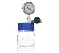 Cámara de desgasificación de laboratorio, máquina eliminadora de burbujas de resina, cámara de vacío de vidrio con manómetro de vacío de acero inoxidable, buen sellado, 250 ml-2000 ml,(250ml)