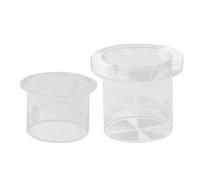 Cámara de desove transparente: kit de incubación sumergible, unidad de aclimatación de peces de 3,94 pulgadas, contenedor de malla transparente con tapa extraíble, herramienta de separación acuática p