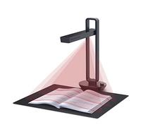Cámara de documentos CZUR Aura Pro, escáner de libros portátil, tamaño máximo A3 con OCR inteligente, lámpara de escritorio LED para familia, hogar, oficina (gris oscuro AU)