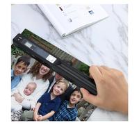 Cámara de documentos Escáner móvil portátil, documento de tarjeta de soporte USB inalámbrico de 900 DPI, escaneo de imagen fotográfica de papel A4, batería de pantalla JPG PDF portátil para el aprendi