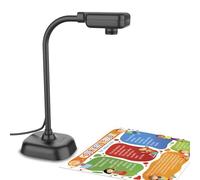 Cámara de Documentos para Profesores y Aula, cámara Web USB/cámara Doc con micrófono Integrado, Mac OS, Windows, Chromebook, Compatible con demostración en Vivo, conferencias Web, Aprendizaje