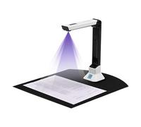 Cámara de documentos para profesores y aulas Cámara de documentos for profesores, escáner de cámara de documentos USB portátil con soporte escáner de fotos Doc Cam formato HD A4 de 8MP para la enseñan