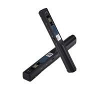 Cámara de documentos portátil escáner de documentos con tarjeta de 16 GB, mini escáner de documentos e imagen, tamaño A4, formato JPEG/PDF de 900 DPI (Nero)