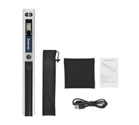 Cámara de documentos, portátil, escáner inalámbrico, tamaño A4, formato JPG/PDF, 900 DPI, proporciona una velocidad de enfoque rápida (plateado)