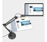 Cámara de Documentos Usb, Sensor de 8 Megapíxeles Proyector de Documentos para Profesores, Trabajo Remoto de Enseñanza Virtual Remota, para Os X por Encima de 10.11, Win Xp, Win 7, Win 8, Win 10