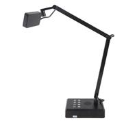 Cámara de Documentos USB, Visualizador USB 4K Ultra HD Captura Tamaño A3, Enfoque Automático, Inversión de Imagen, Lente Giratoria de 360°, Luz LED de 3 Niveles, Micrófono