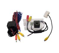 Cámara de estacionamiento trasera, repuesto para Jeep, para Compass 2011 2012 2013 2014 2015 2016 Cámara de visión trasera de coche (trayectoria dinámica/8LED)