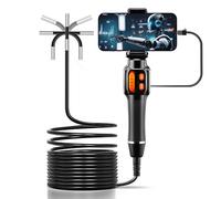 Cámara de examen industrial compatible con USB C con cable semirrígido y endoscopio compatible con control ergonómico