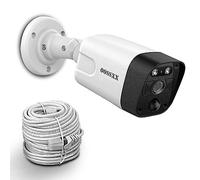 Cámara de extensión 4K PIR PoE OOSSXX para Exteriores e Interiores, videovigilancia de Seguridad, Impermeable, con Cable, cámara PoE para el hogar, cámara IP 4K 8MP, visión Nocturna, Simplemente
