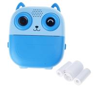 Cámara de fotografía de video para niños, cámara digital para selfies, impresión térmica, foto digital, fácil de usar, broche