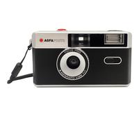Cámara de fotos analógica - AGFA - Agfaphoto 35mm - Recargable - Compacta - Negra