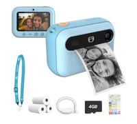 Cámara de Fotos Infantil Instantánea con Lente Selfie myFirst Insta 20, Cámara Instantánea para Niños con Tarjeta de 32 GB y Papel de Impresión. Divertido Regalo para Niños de 3 a 12 Años