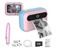 Cámara de Fotos Infantil Instantánea con Lente Selfie myFirst Insta 20, Cámara Instantánea para Niños con Tarjeta de 32 GB y Papel de Impresión. Divertido Regalo para Niños de 3 a 12 Años