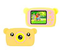 Camara de Fotos para niños Extralink, 1080P 30fps, Pantalla de 2,0" LCD, Temporizador, cámara de Fotos Infantil, Ranura para la Tarjeta de Memoria 32GB (no incluida), Kids Camera, Cable USB, Naranja