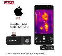 Cámara de imagen térmica UNI-T para teléfono, dispositivo de detección de calor de suelo, circuito PCB IOS, UTI120MS