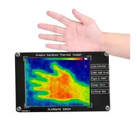 Cámara de imágenes térmicas de mano con resolución IR de 320 x 240 con pantalla TFT de 2.8 pulgadas, rango de temperatura de -40 °C a 300 °C, frecuencia de actualización de 8 Hz, carga USB-C, para uso