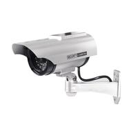 Cámara de imitación falsa con LED intermitente, cámara de vigilancia CCTV para el hogar, exterior, interior, seguridad al aire libre