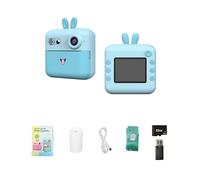 Cámara de impresión digital pequeña de viaje, bolsa pequeña adecuada para viajes y excursiones al aire libre, imágenes claras para fotografía instantánea, impresora fotográfica