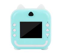 Cámara de Impresión Instantánea 1080P, Impresión Térmica Portátil, Cámara Digital para Selfies de 48MP, Batería de 800mAh para Fotografía de Viajes (Green)