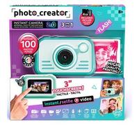 Photo Creator - Cámara de impresión instantánea 2.0, Toma Fotos e Imprime al Instante. No Necesita Tinta, Pantalla táctil, Flash y Anillo de luz. Papel de Calidad fotográfica