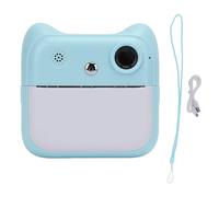 Cámara de impresión instantánea 48MP Alta definición de Alta definición de 2.4 Pulgadas Impresión térmica sin Tinta Fotos Blancas Negras Divertidas Fotos de número Cuenta de (Azul)