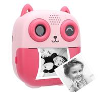 Cámara de Impresión Instantánea, Cámara de Selfie Dual de 48MP de 48MP con Pantalla de Selfie Dual con 2.4 Pulgadas, Zoom Digital 6X, Impresión Térmica, Diseño Portátil, para
