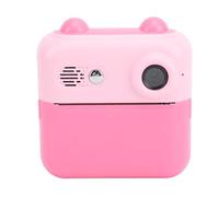 Cámara de Impresión Instantánea, Cuenta Regresiva para Tomar Fotos, Cámara Instantánea para Niños, Micrófono Incorporado, Compatible con Zoom Digital para Entretenimiento (Pink)