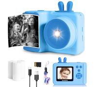 Cámara de Impresión Instantánea Digital HD 1080P para Niños de 3 a 12 Años - Regalos de Cumpleaños y Navidad
