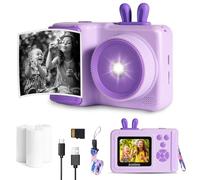 Cámara de impresión instantánea para niños 1080P cámara para niños pequeños que imprime fotos, cámaras instantáneas para niños, juguete para niñas y niños de 3 a 12 años, cámara digital de viaje para