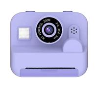 Cámara de impresión instantánea para niños, cámara Digital Polaroid, cámaras duales HD de 4800 MP, Pantalla IPS de 2, 4 Pulgadas, cámaras de vídeo para Selfies para niños, Color Morado